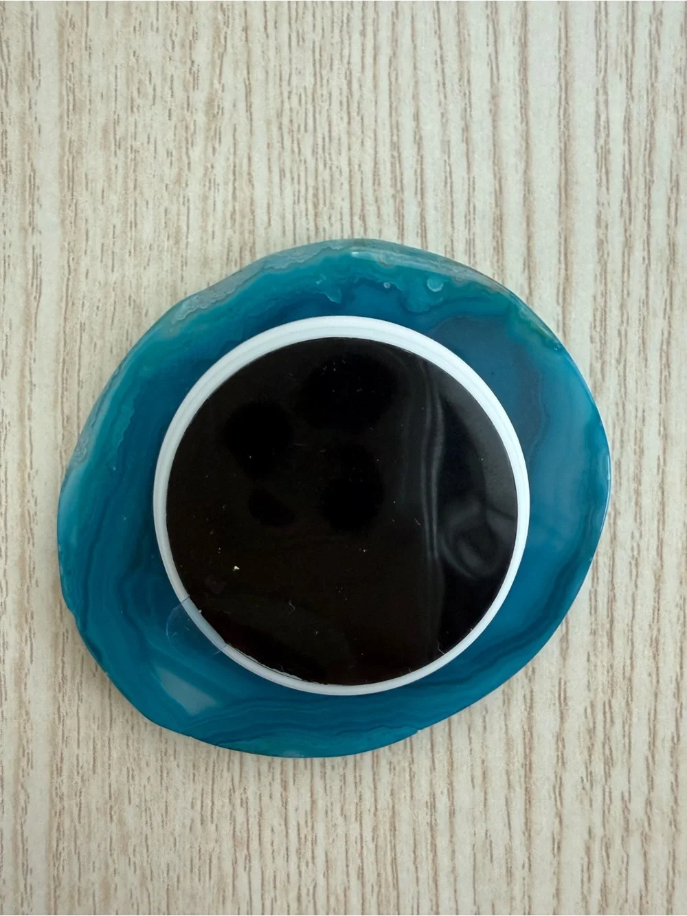 Blue Green Agate Pop Socket